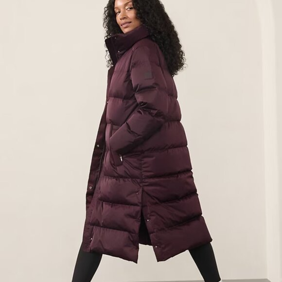 Athleta Sateen Long Puffer - Picture 3 of 13